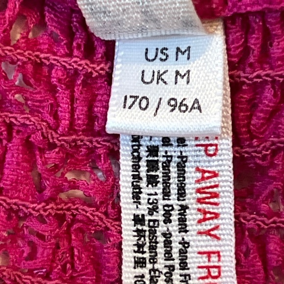 NWT 💘Free People MISS DAZIE floral lace crochet bralette MED Berry fuchsia pink - Picture 11 of 12